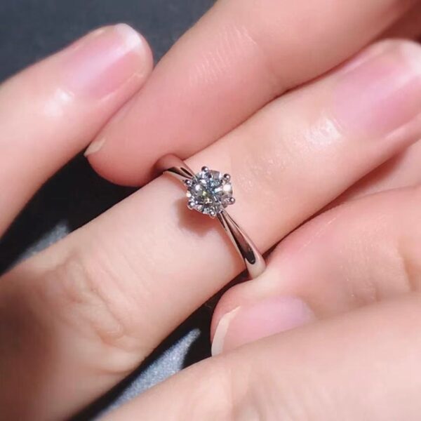 Diamond rings Wedding ring IGI pt950 2ct
