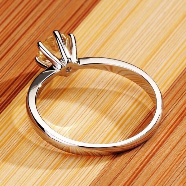 Diamond rings Wedding ring IGI pt950 2ct - Image 2